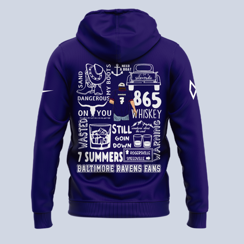 Limited Edition Baltimore Ravens x MW Hoodie