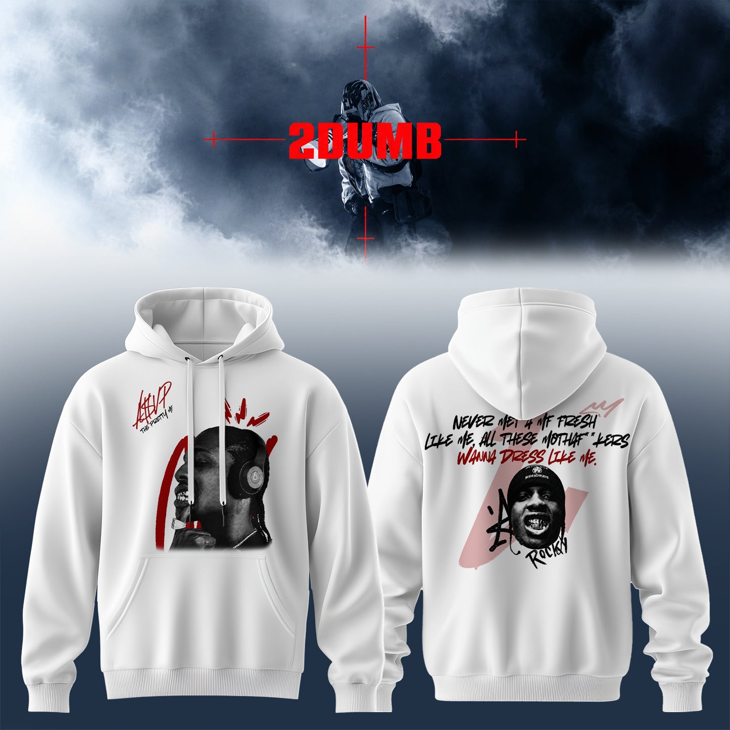 Asap Rky Don’t Be Dumb Tour Premium 3D Hoodie V3
