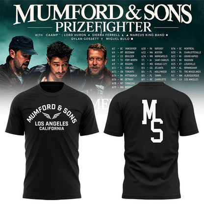 Limited Edition Prizefighter, CA Tour 2026 T-shirt