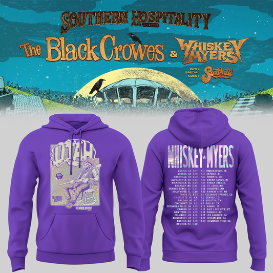 Limited Edition Whiskey Myers Southern Hospitality Tour In Utah Hoodie 2