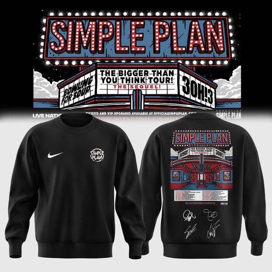Simple Plan " The Bigger Than You Think! Tour "- Sweatshirt