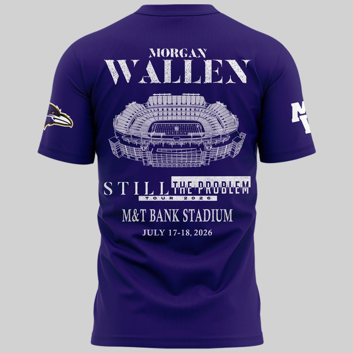 1.Special New Edition Baltimore Ravens x MW  Tshirt 2026