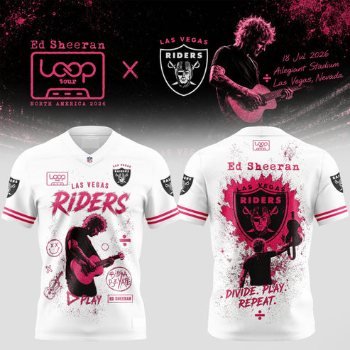 _ Las Vegas Raiders x Ed Sheeran LOOP Tour 2026 FootballJersey Collection