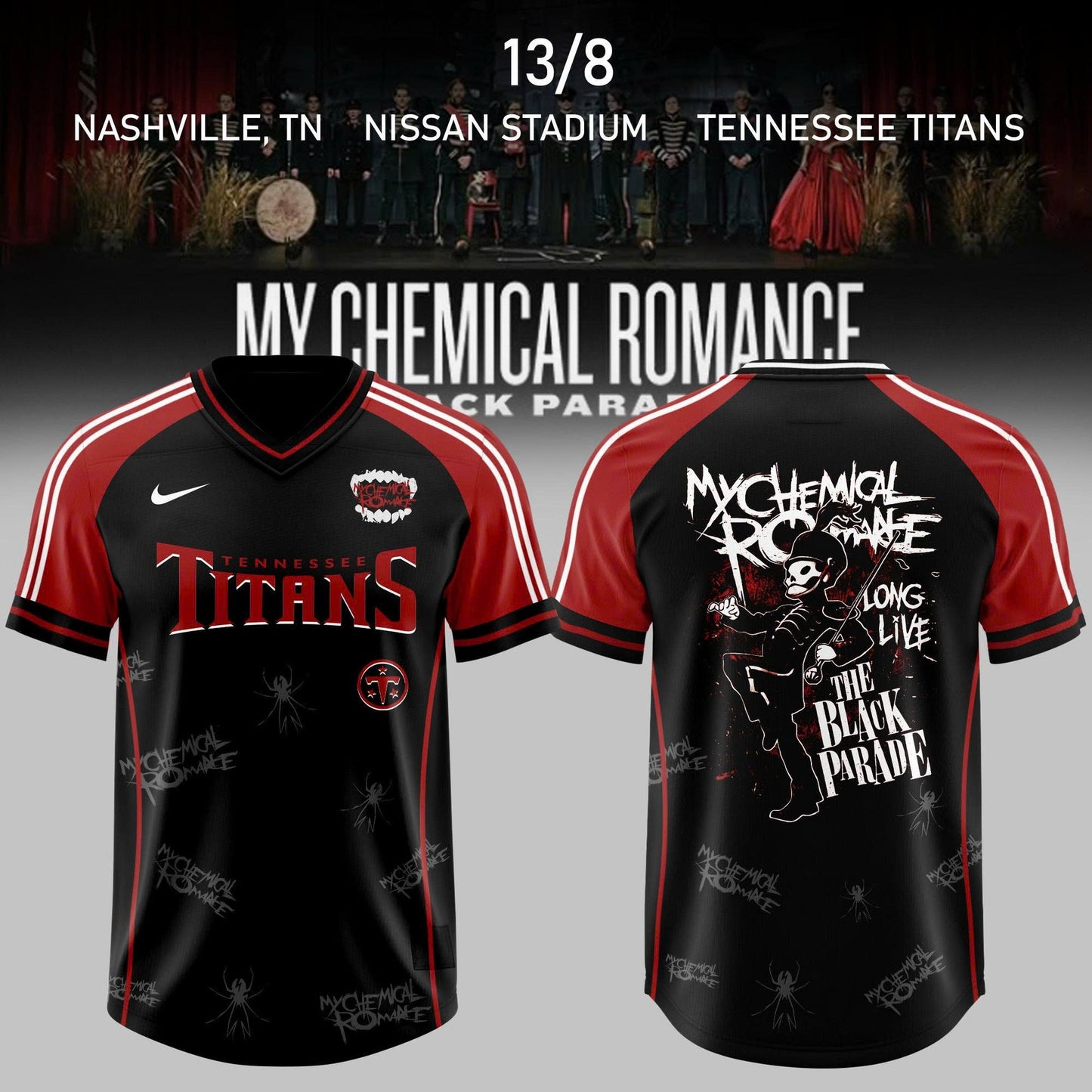 My Chemical Romance The Black Parade 2026 Jersey