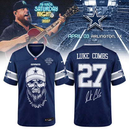 Dallas Cowboys x Luke Combs My Kinda Saturday Night Tour 2027 Jersey