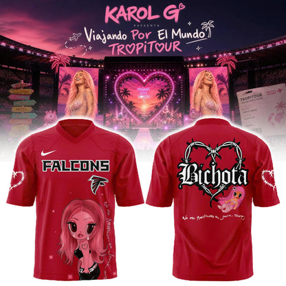 Karol G Viajando Por El Mundo TropiTour 2026 Jersey v2