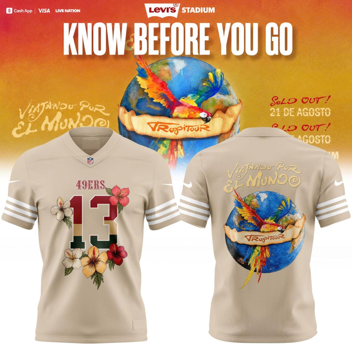 Karol G x 49ers Tropitour Jersey