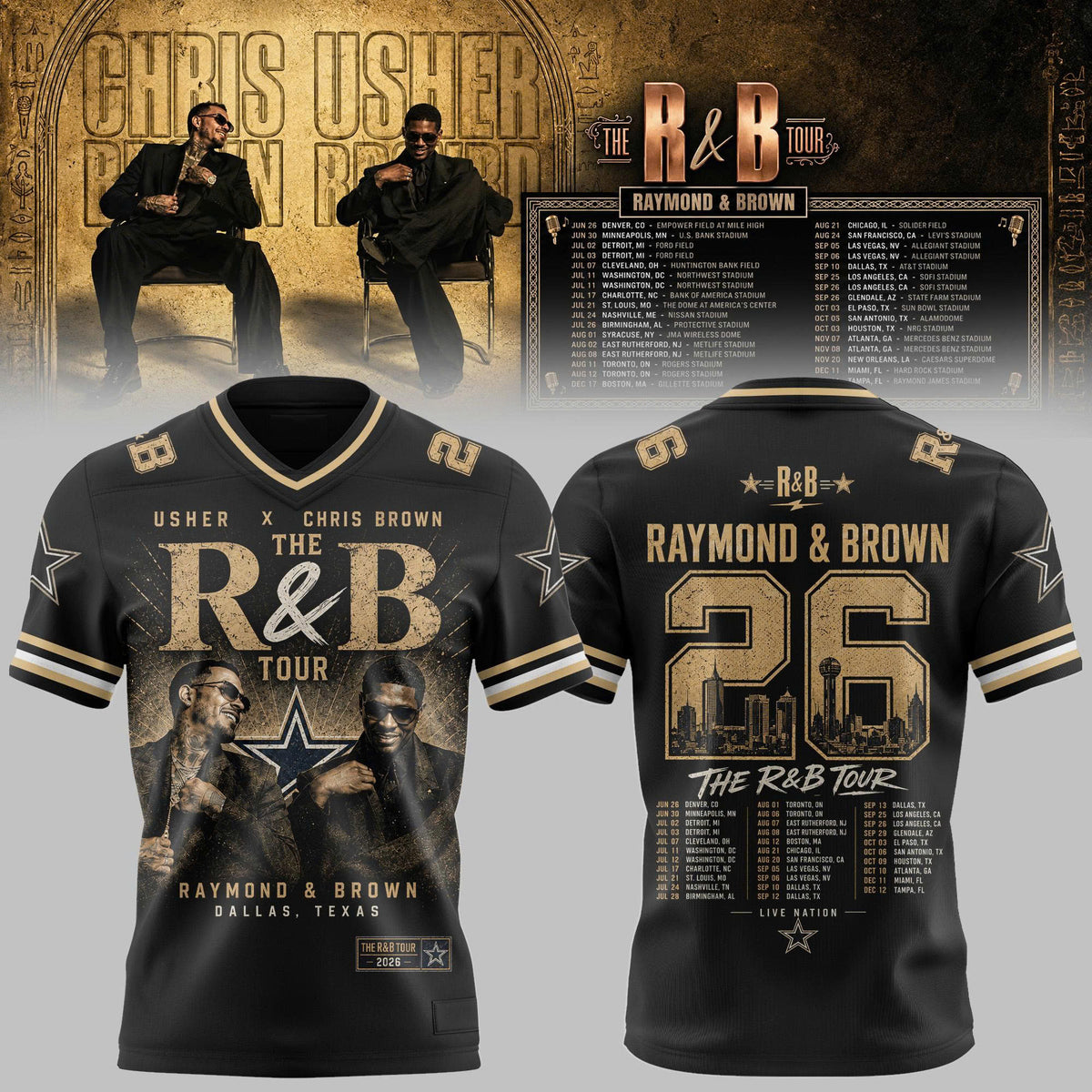 The R&B Tour 2026 Jersey