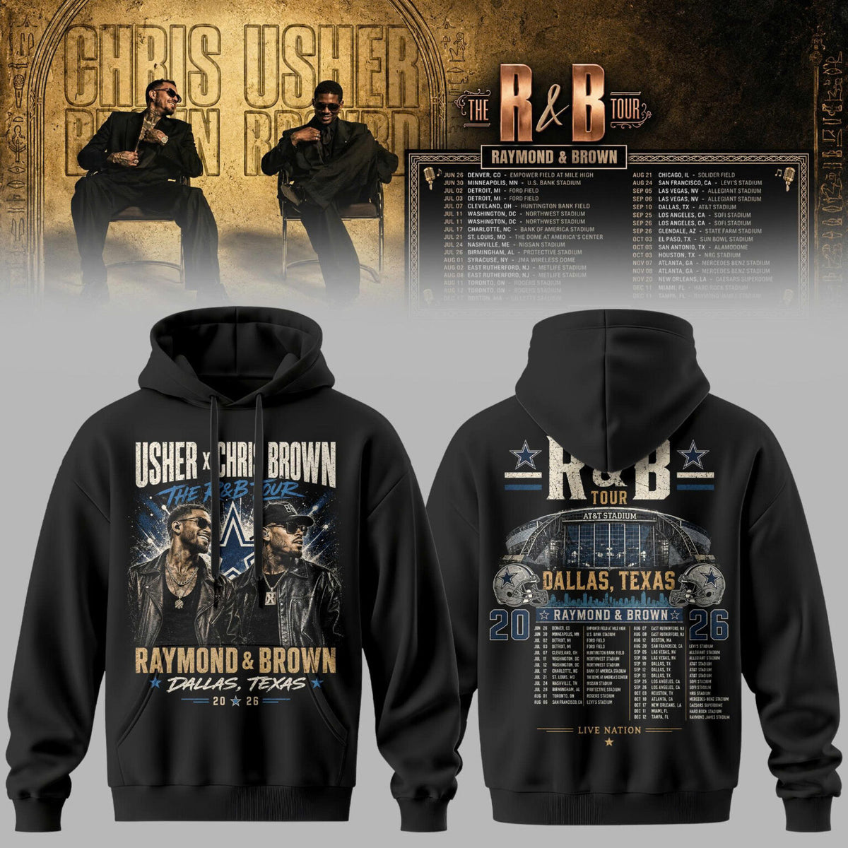 The R&B Tour 2026 Hoodie