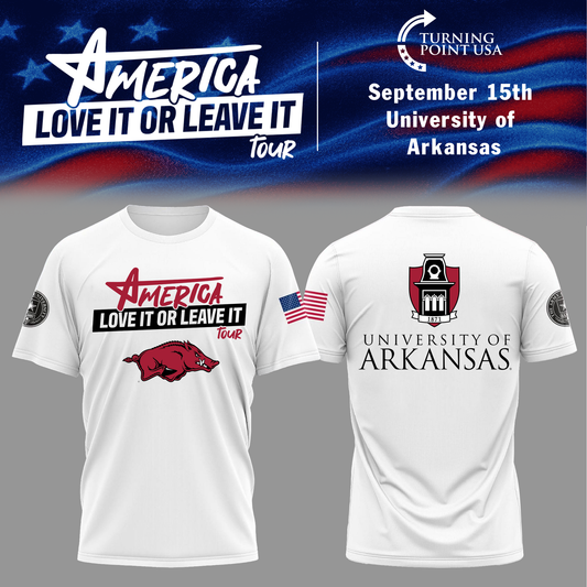 University of Arkansas x TPUSA 2026 - America Love It Or Leave It Tour