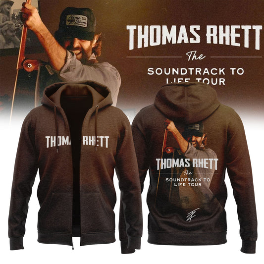 ,…Thomas Rhett ”The Soundtrack to Life Tour” Limited Edition Signature – Zip Hoodie