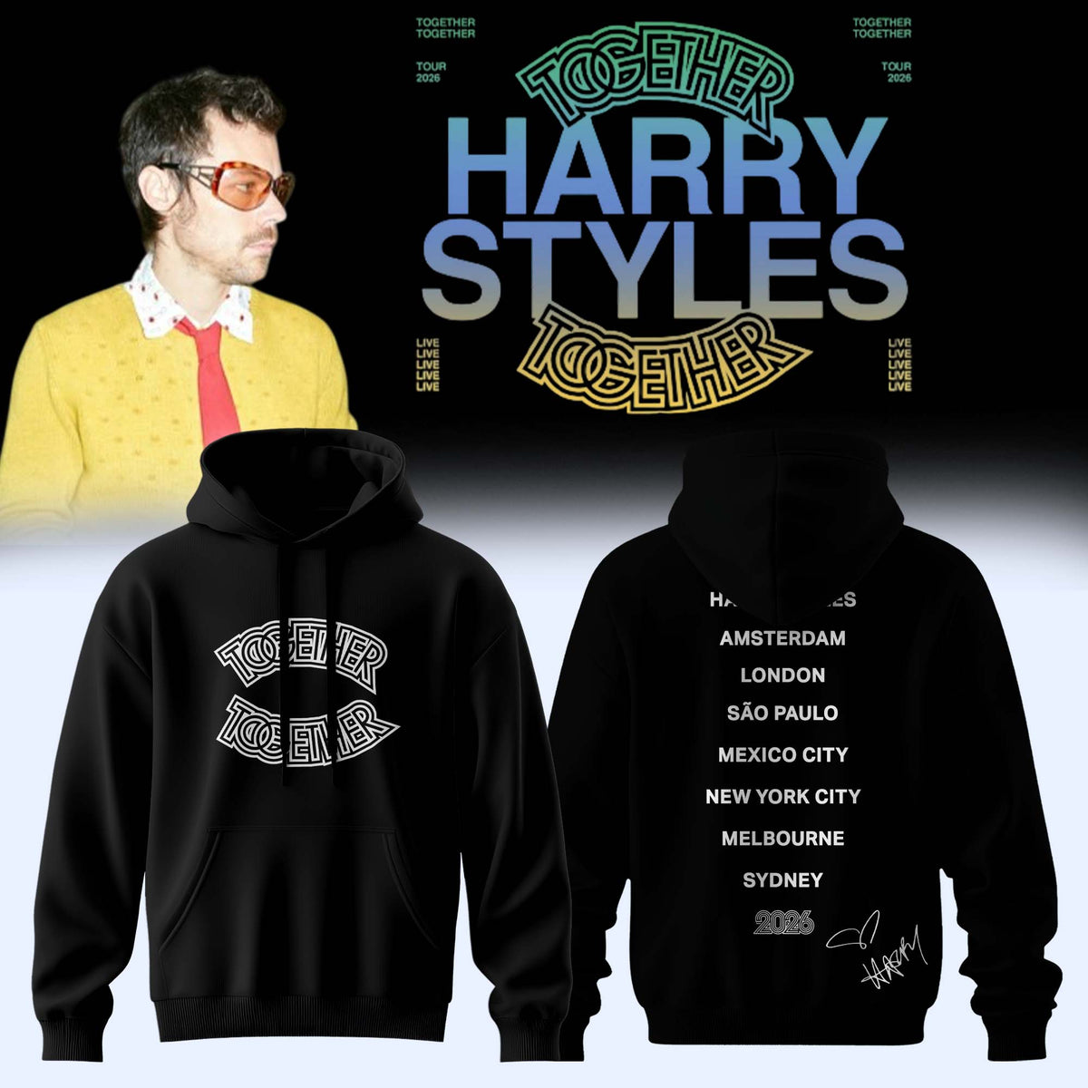 .HStyles Together Together Tour Hoodie