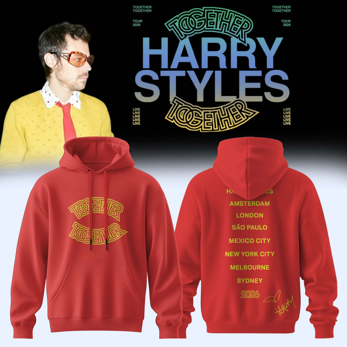 .HStyles Together Together Tour Hoodie