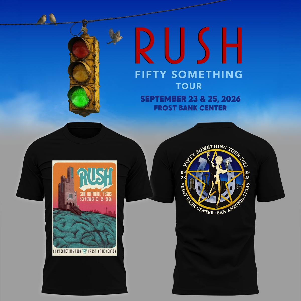 Limited Edition Fifty Something Tour 2026 T-Shirt