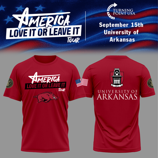 University of Arkansas x TPUSA 2026 - America Love It Or Leave It Tour