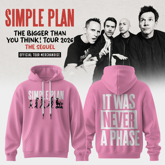 The Bigger Than You Think Tour 2026 Premium 3D Graphic Hoodie – Pink Pop Punk Vibe