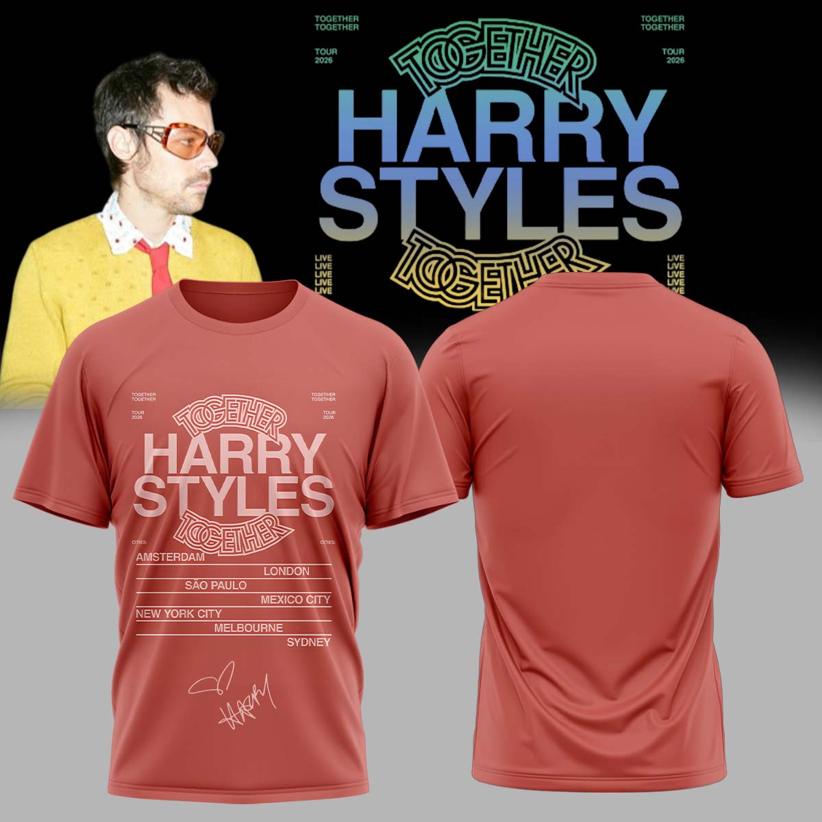 .HStyles Together Together Tour TShirt