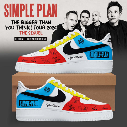 The Bigger Than You Think Tour 2026 Custom 3D Graphic Sneakers – Pop Punk Edition