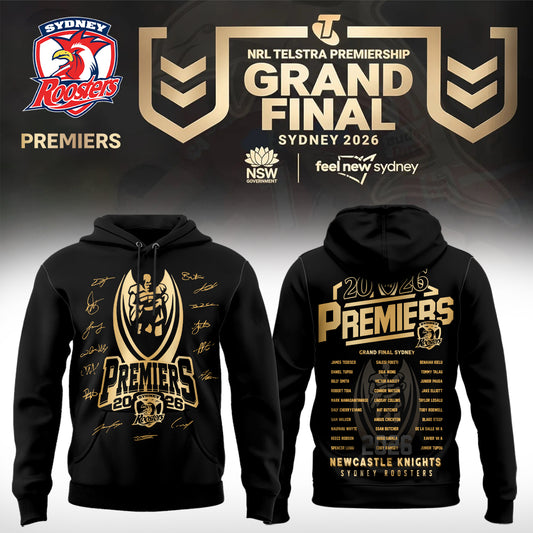 Sydney Roosters 🏆 NRL Premiers 2026 Hoodie