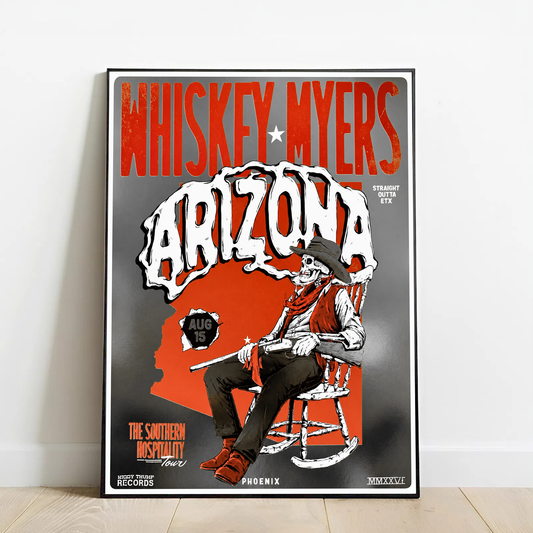 Limited Edition Whiskey Myers Southern Hospitality Tour In Arizona Poster 4