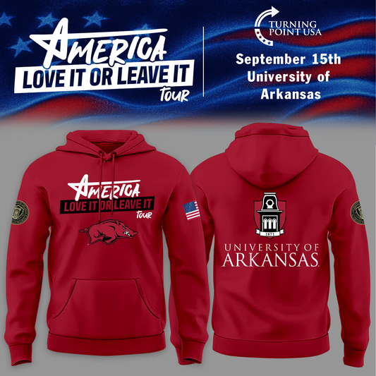 University of Arkansas x TPUSA 2026 - America Love It Or Leave It Tour