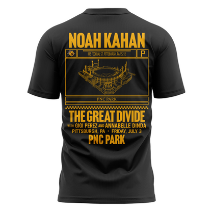 Limited Edition Pittsburgh Pirates x Noah Kahan Dark Gray T-shirt 2026