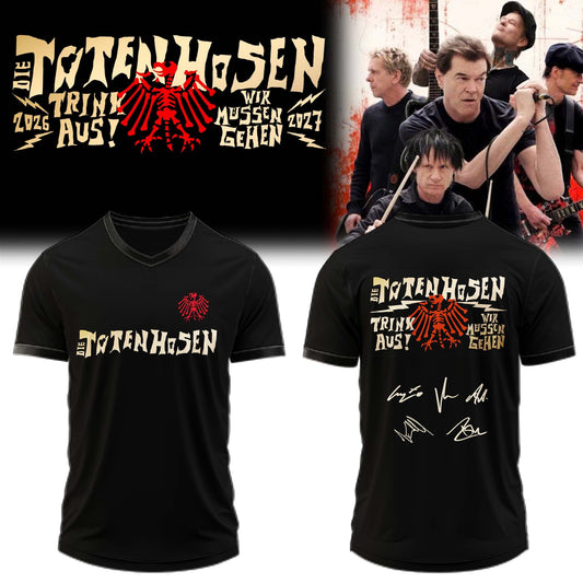 ,,.Die Toten Hosen Trink Aus! Wir Müssen Gehen Tour 2026/27 – Jersey