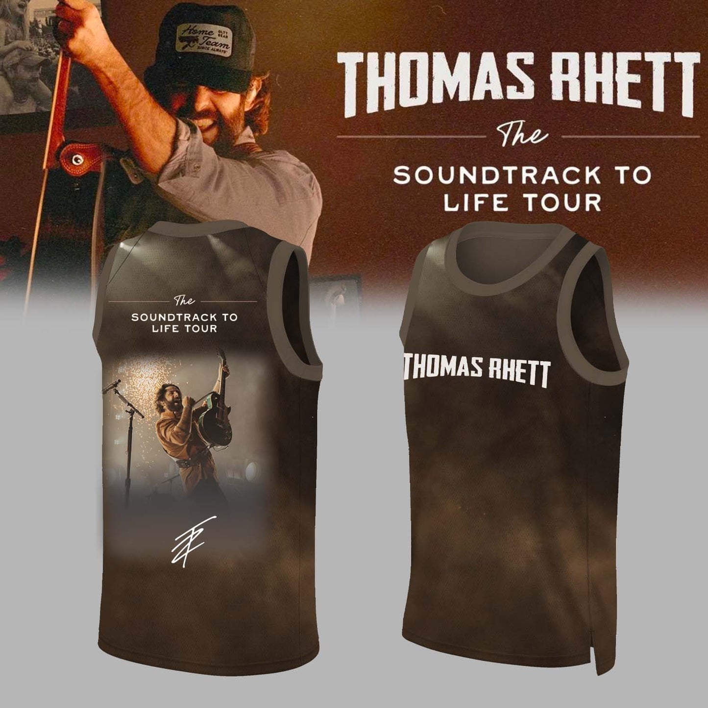 ,Thomas Rhett ”The Soundtrack to Life Tour” Limited Edition Signature – Jersey