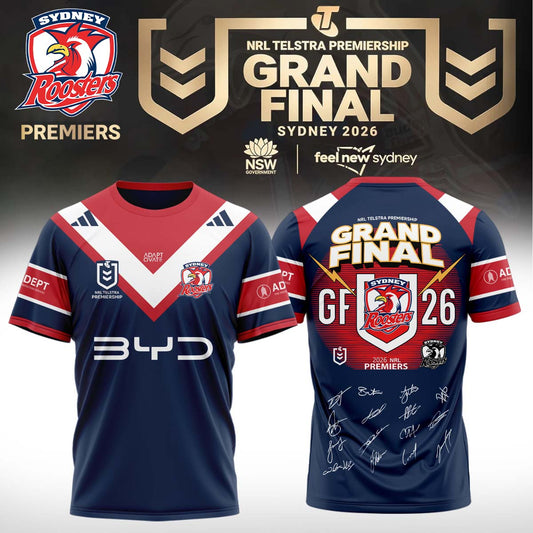 ,,,Sydney Roosters 🏆 NRL Premiers 2026 T-shirt