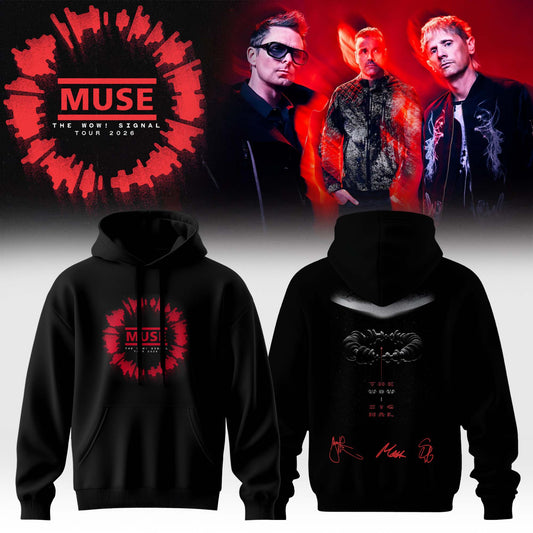 Muse The Wow! Signal Tour 2026 Limited Edition Signature – Hoodie