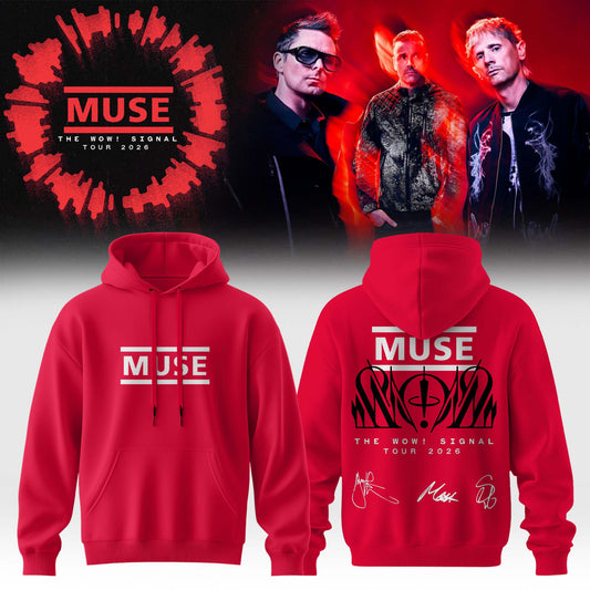 Muse The Wow! Signal Tour 2026 Limited Edition Signature – Hoodie