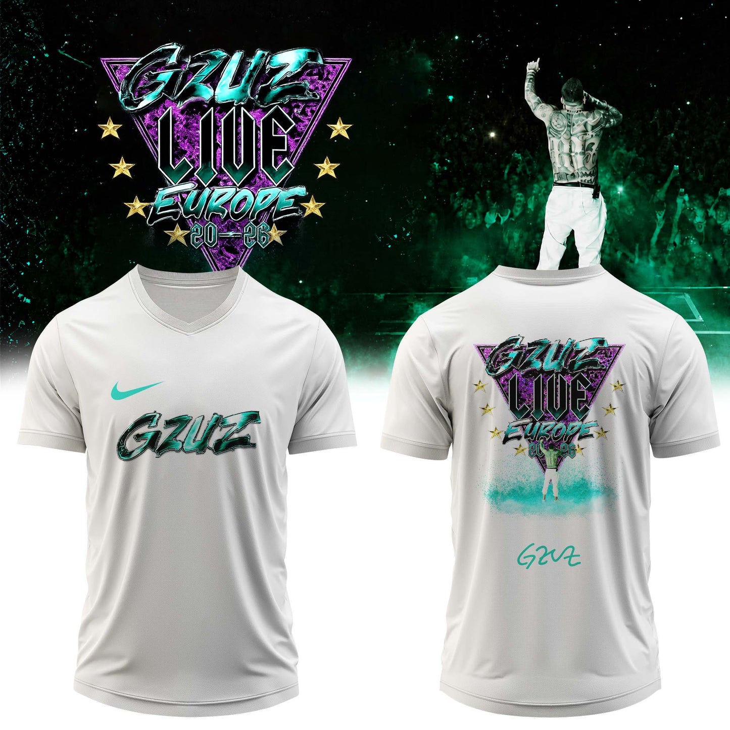,.GZUZ “LIVE EUROPE TOUR 2026” Signed – Jersey