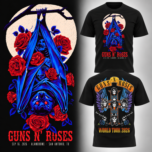 Guns N’ Roses x Alamodome San Antonio 2026 Tour Limited Edition T-Shirt
