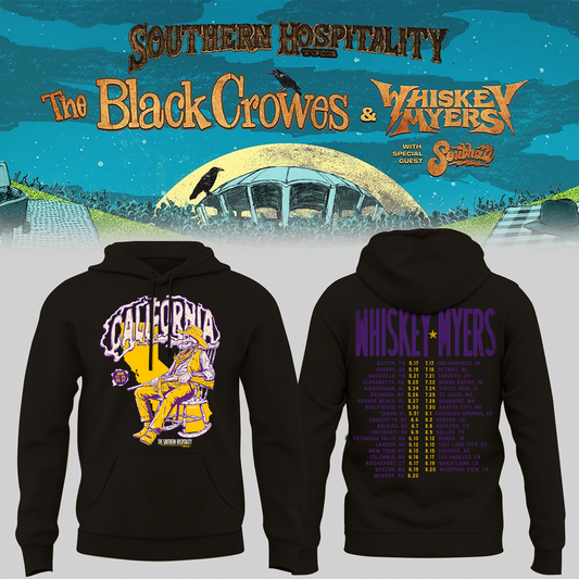 Limited Edition Whiskey Myers Southern Hospitality Tour In CA Hoodie 2
