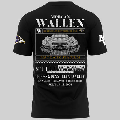 Exclusive Version Baltimore Ravens xMW  Black Tshirt 2026