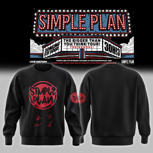 Simple Plan " The Bigger Than You Think! Tour "- Sweatshirt