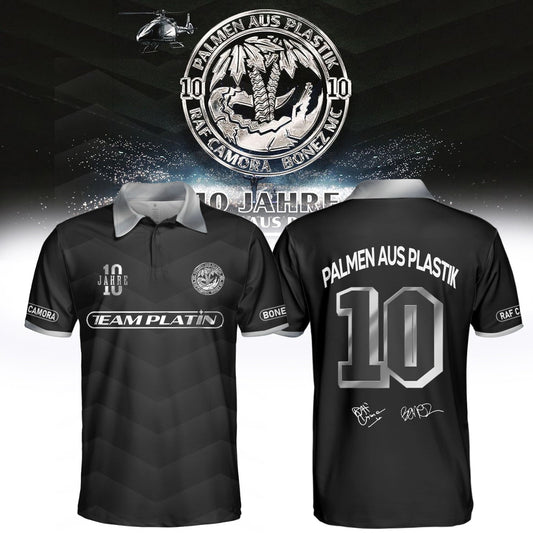 RAF Camora & Bonez MC “10 Jahre Palmen aus Plastik Tour” . Limited Edition Signature Polo