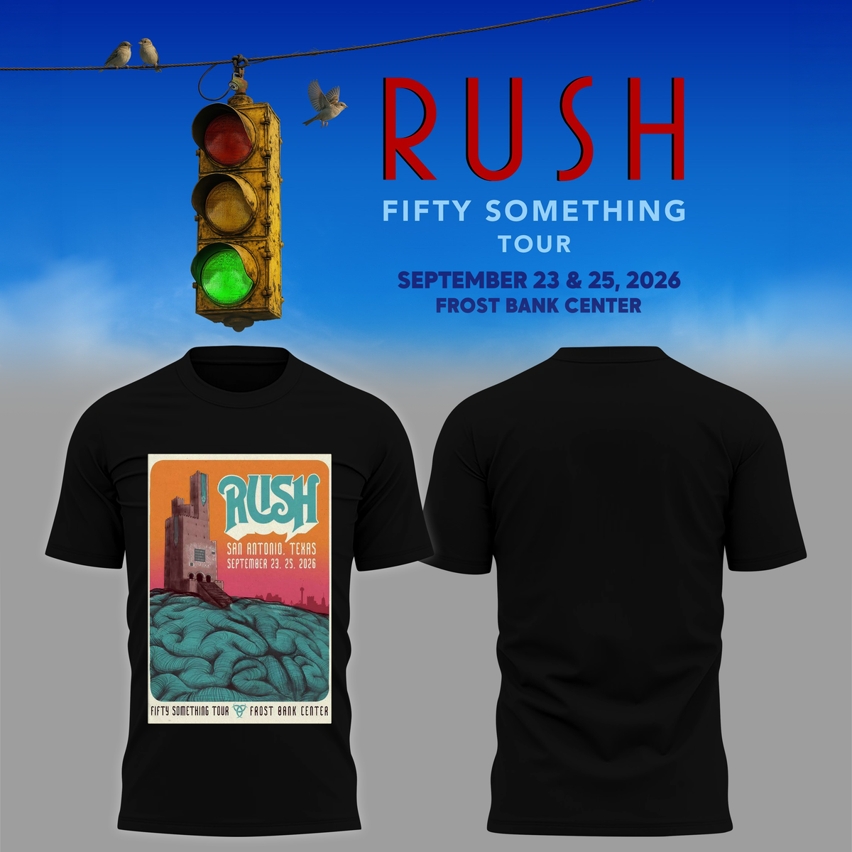 Limited Edition Fifty Something Tour 2026 T-Shirt