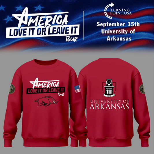 University of Arkansas x TPUSA 2026 - America Love It Or Leave It Tour