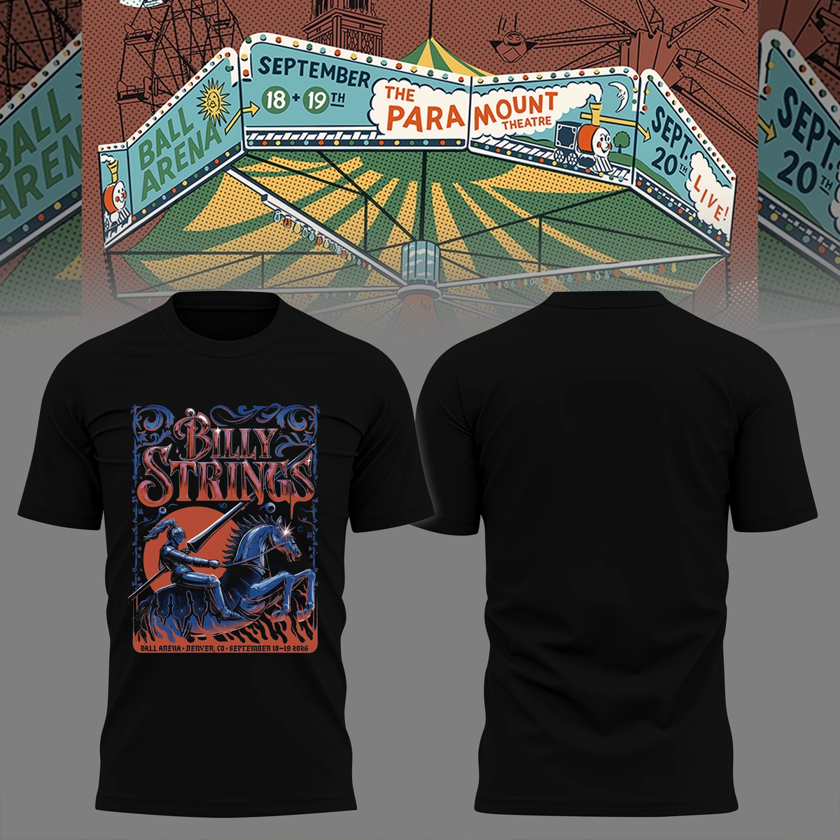 Limited Edition Billy Strings tour 2026 T-shirt