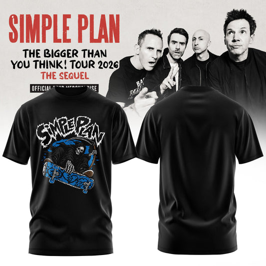 The Bigger Than You Think Tour 2026 Heavyweight 3D Graphic Tee – Pop Punk Vibe