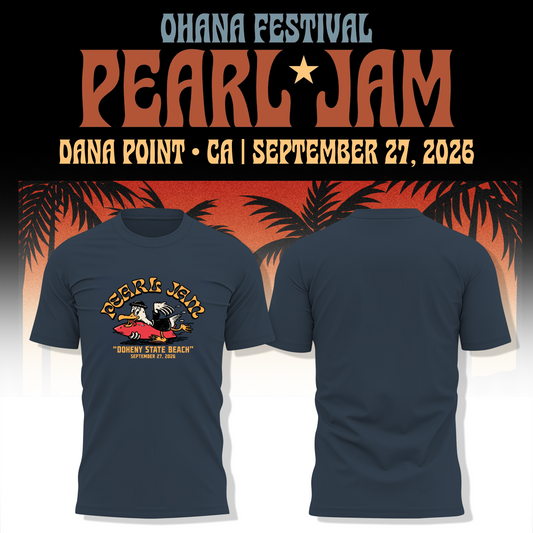 Pearl Jam Ohana Festival Dana Point 2026 T-Shirt
