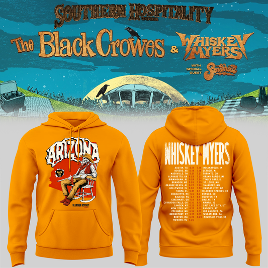 Limited Edition Whiskey Myers Southern Hospitality Tour In Arizona Hoodie 2