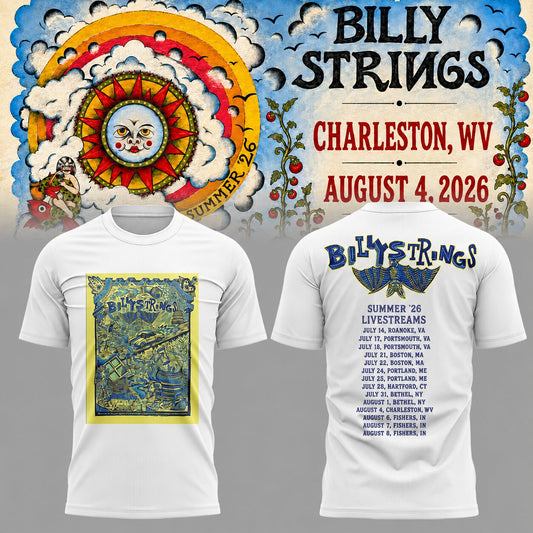 Limited Edition Billy Strings tour 2026 tshirt