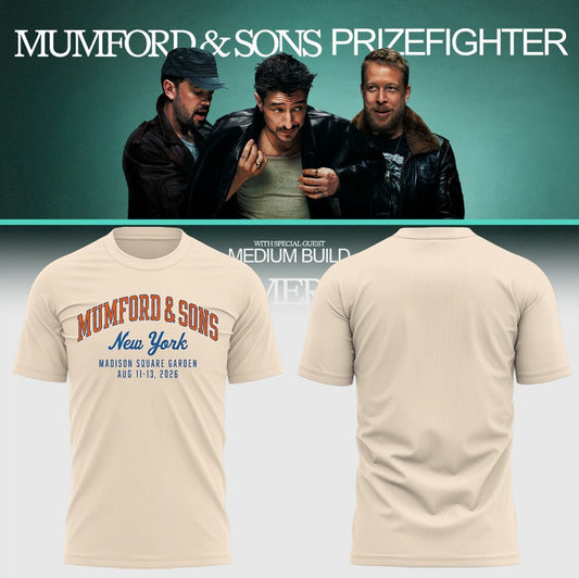 Limited Edition Prizefighter Tour 2026 in Madison Square Garden,NY Tshirt