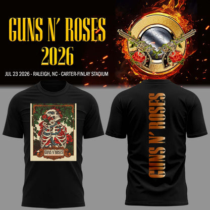 Limited Edition Guns N’ Roses Tour 2026 TShirt 5