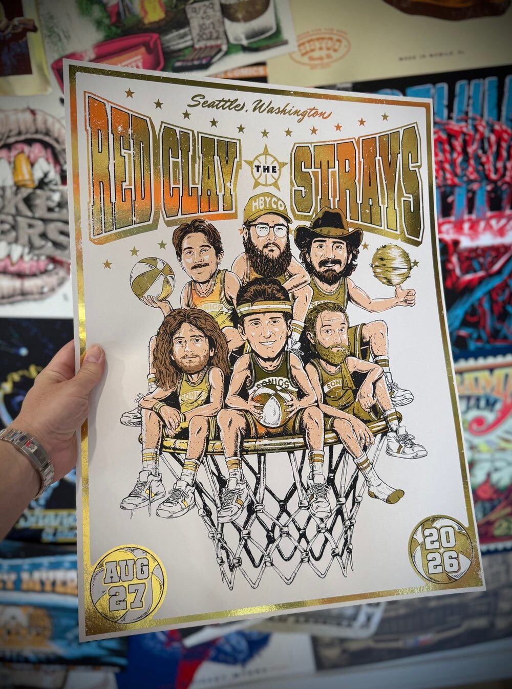 Limited Edition The Grateful Tour in Seattle,WA Poster