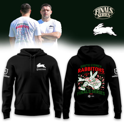 ….South Sydney Rabbitohs 2026 Final Series Limited Black Hoodie
