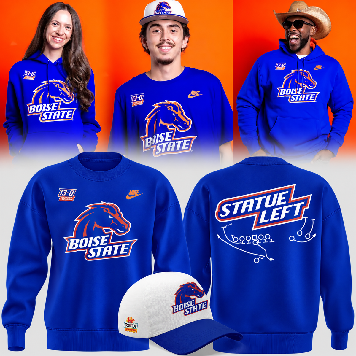 Boise State Broncos football 20th Anniversary Fiesta Bowl SWEATSHIRT