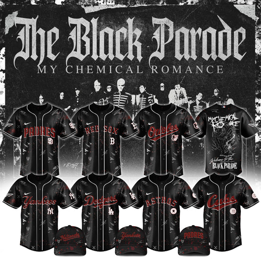 All Team x MCR The Black Parade Tour 2026 Jersey Limited Edition V1